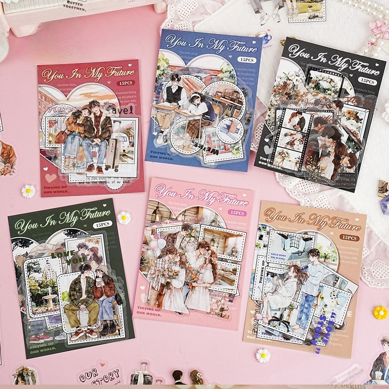Vintage Things Collection - 15 шт. наклейка с изображением домашних