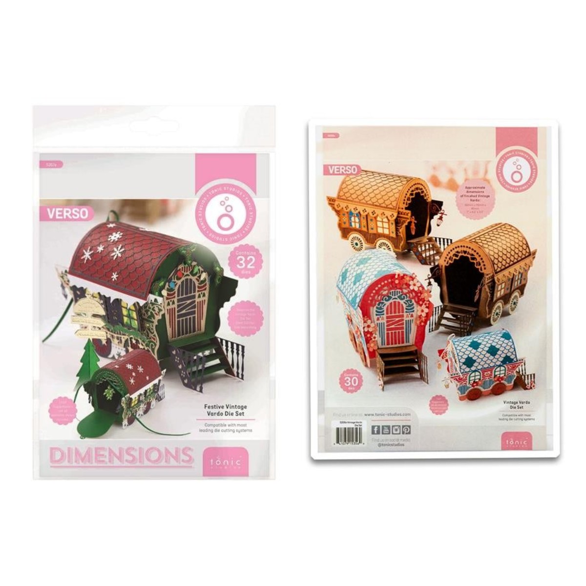 Vintage Things Collection - Винтажная коробка Vardo С фургоном, металлические
