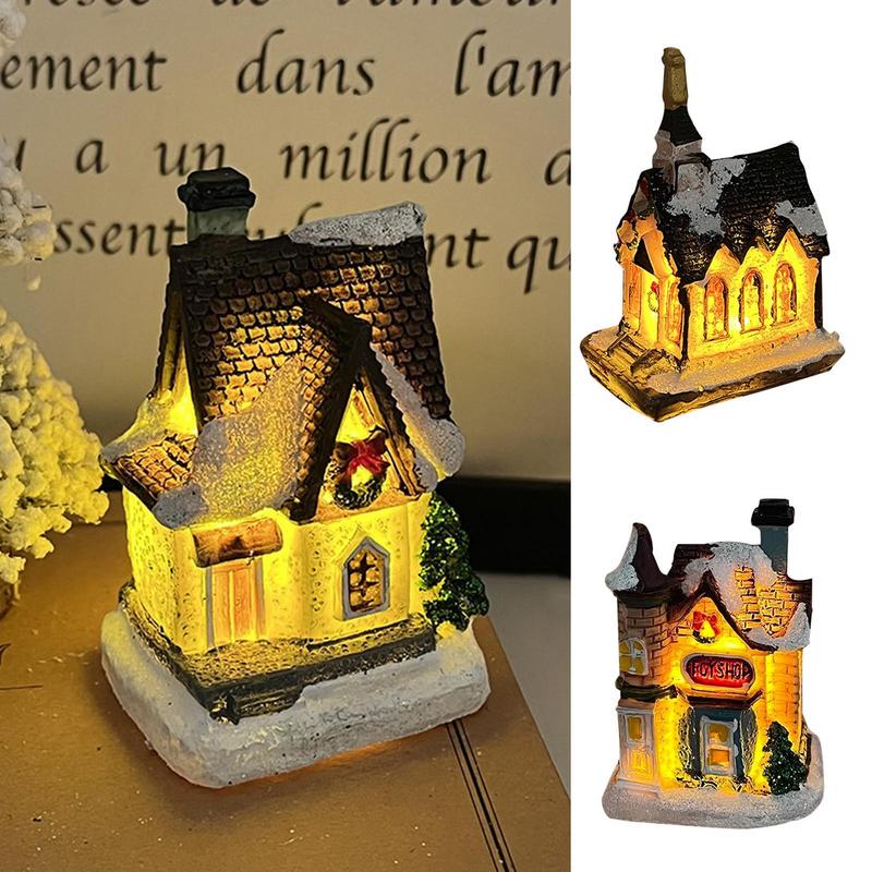 Collectible Vintage Lamps - Рождественские деревенские домики, винтажный поддельный фермерский