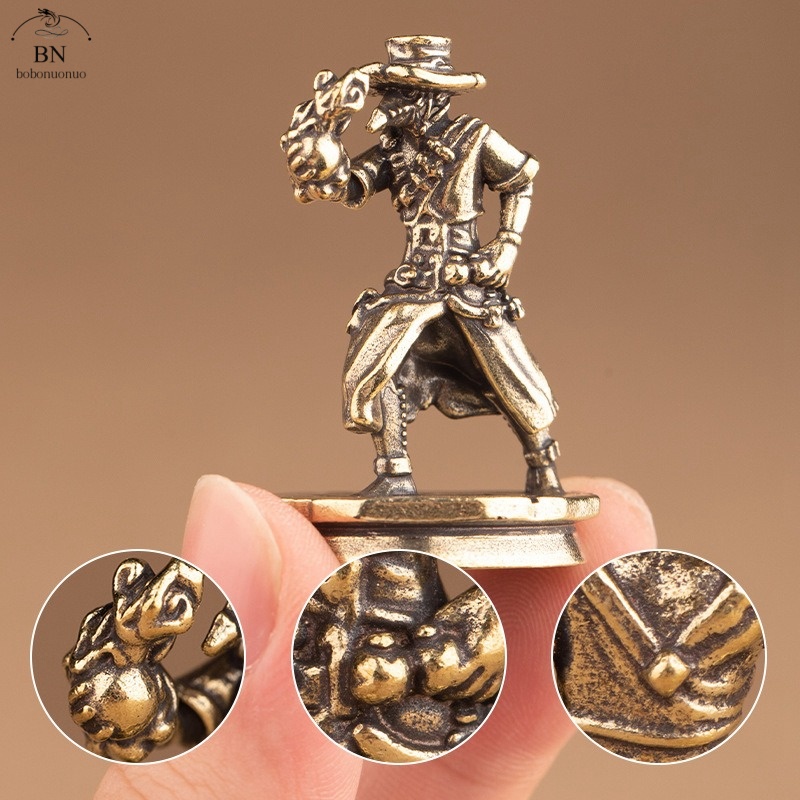 Vintage Collectibles Toys - Твердые латунные танцевальные ковбойские фигурки, миниатюры,