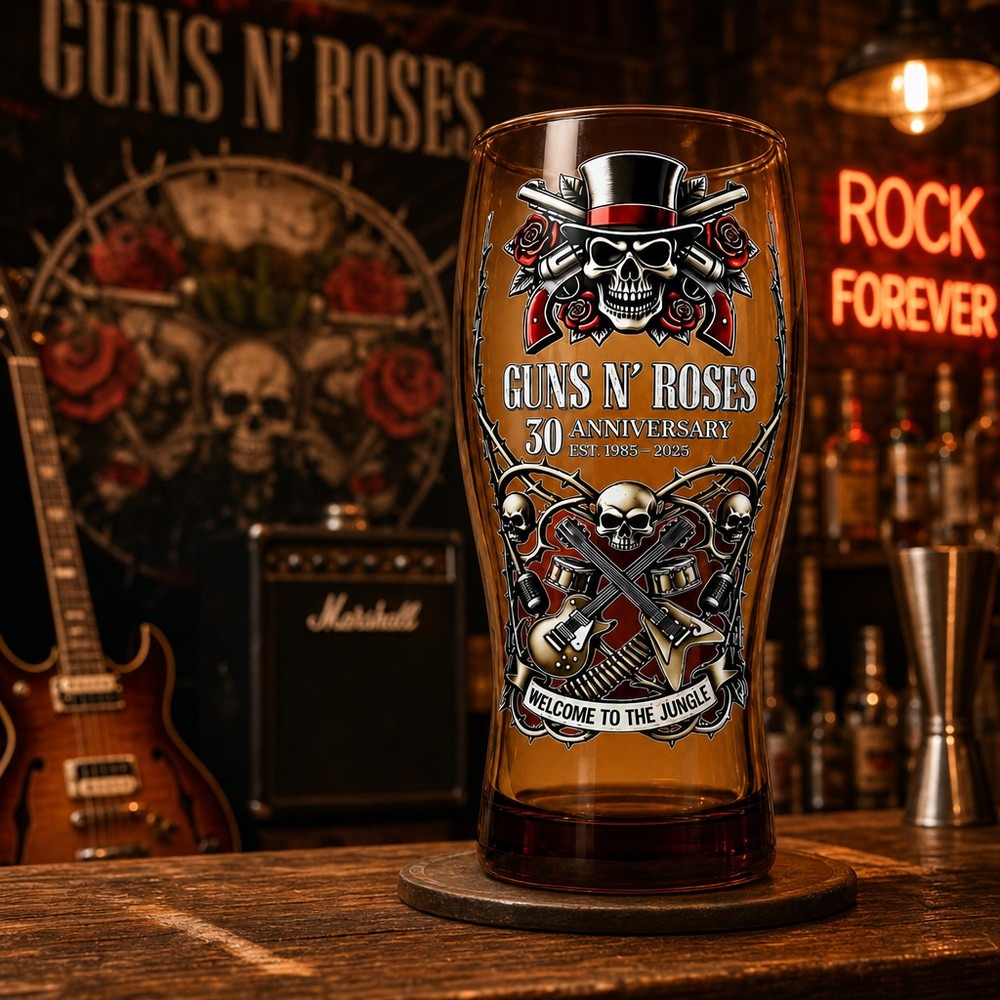 Vintage Collectible Glass - Пивная кружка Guns N' Roses, 15