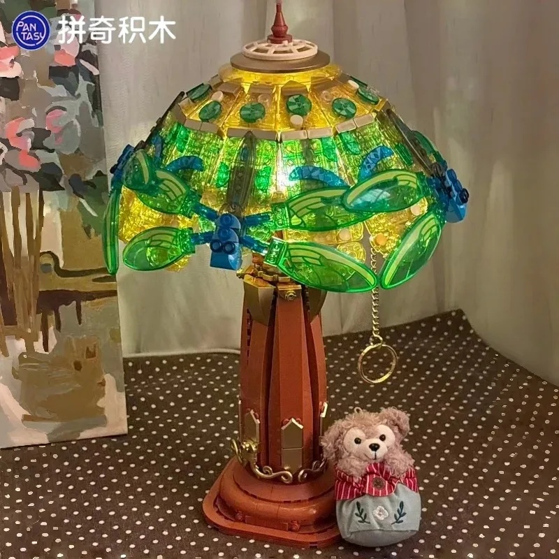 Collectible Vintage Lamps - Pantasy винтажная стеклянная настольная лампа, сборка