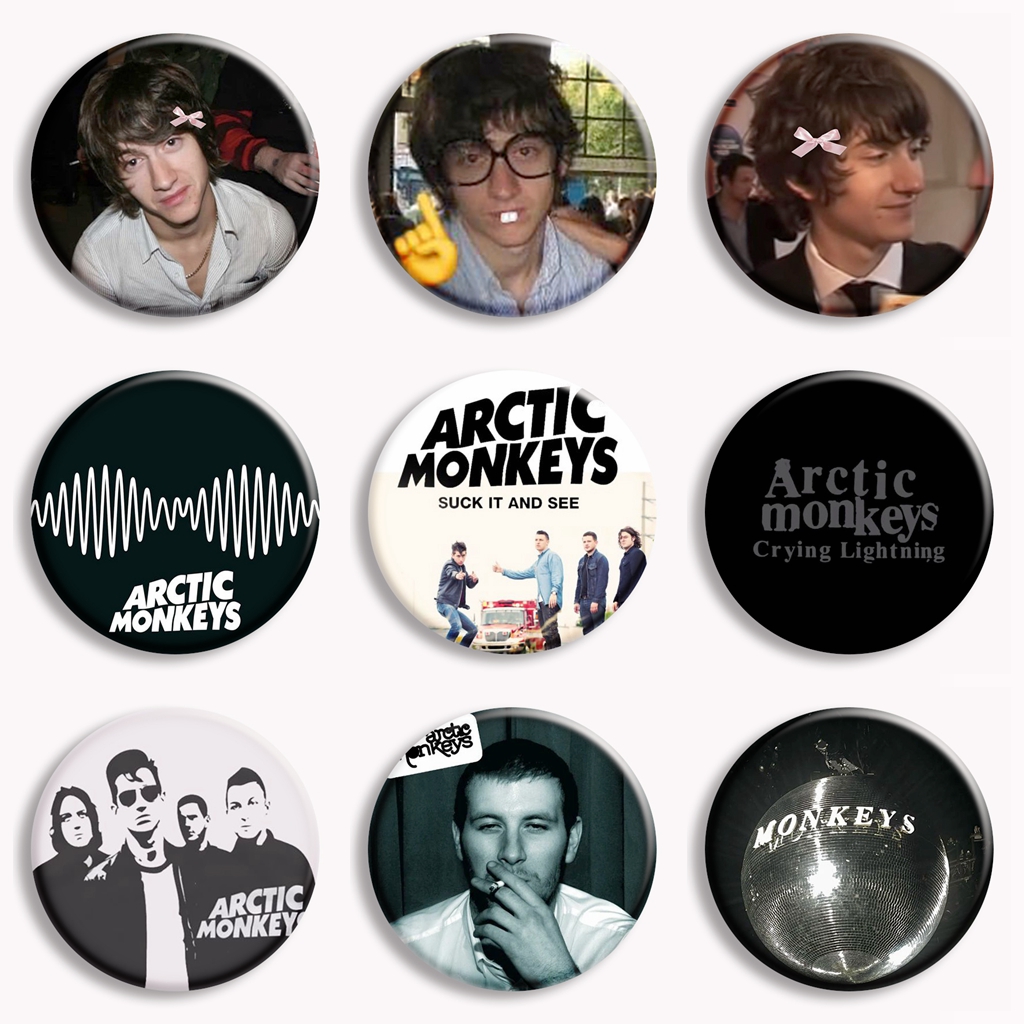 Vintage Collectible Pins - Винтажная музыкальная группа Arctic Monkeys, обложка