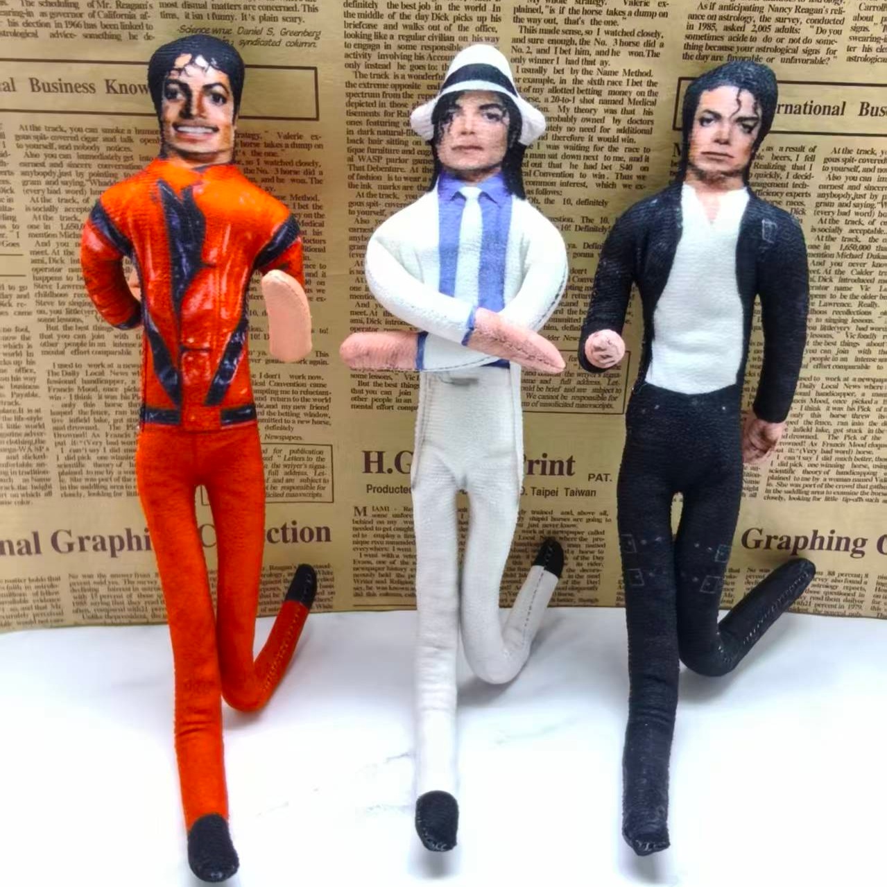 Vintage Things Collection - Винтажная плюшевая кукла-реквизит Майкла Джексона (MJ)