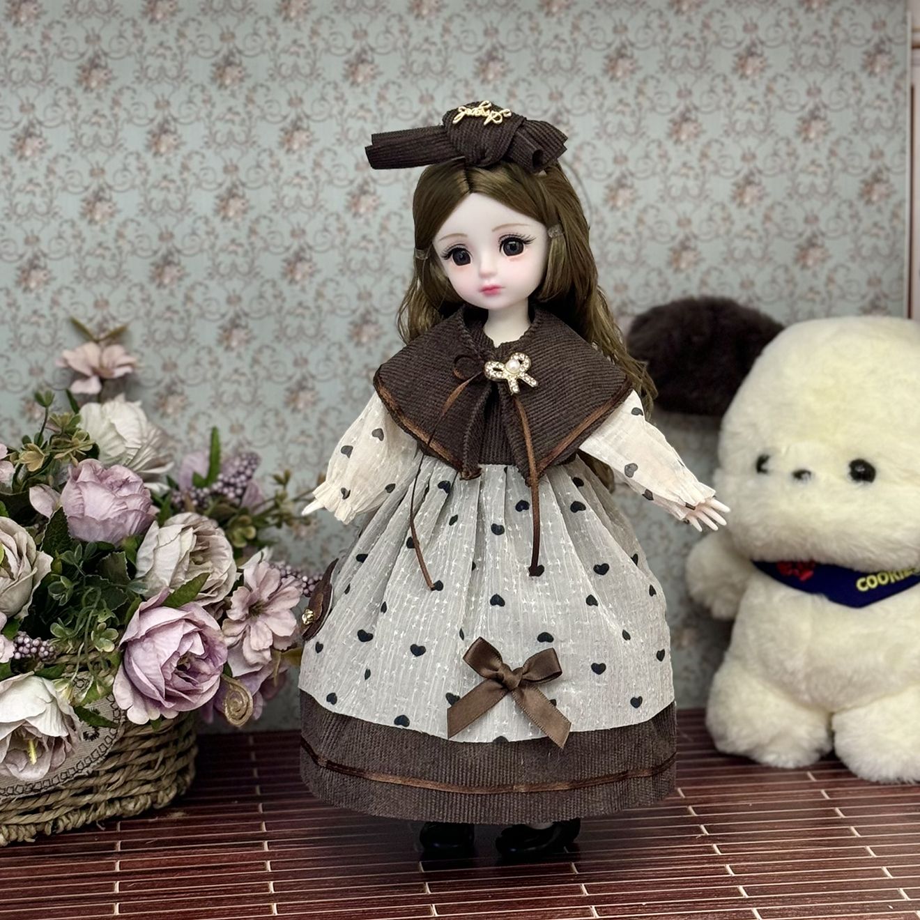 Collectible Vintage Matches - Винтажная кукла BJD в милом стиле,