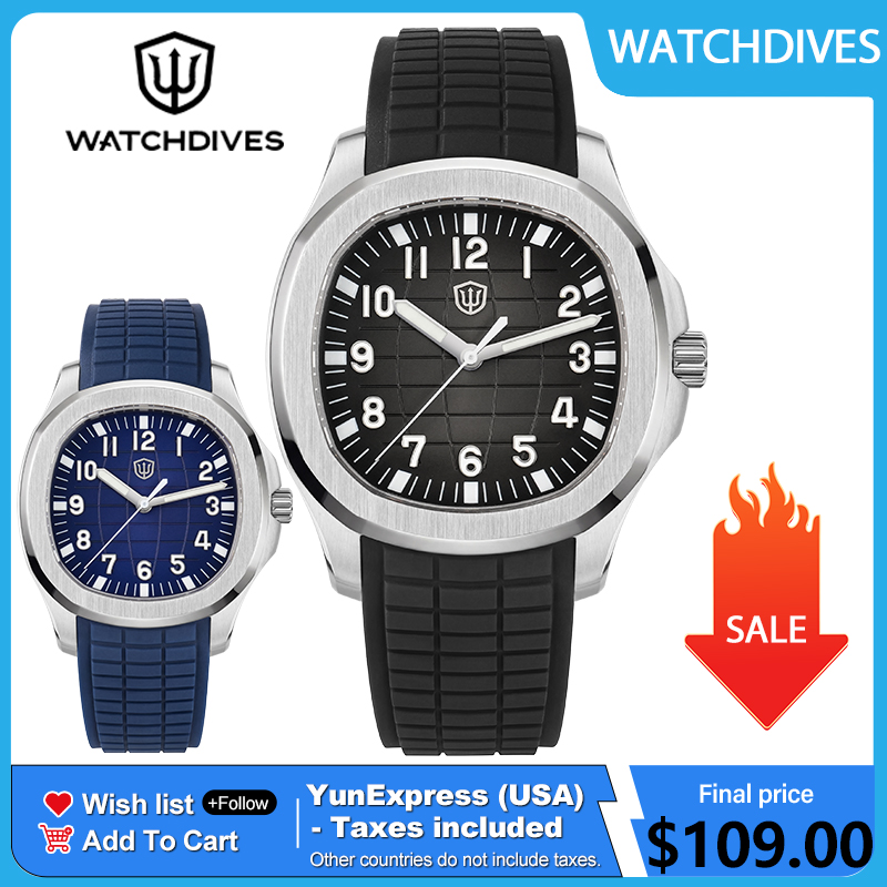 Vintage Collectible Watches - Мужские часы для дайвинга Watchdives WD008,