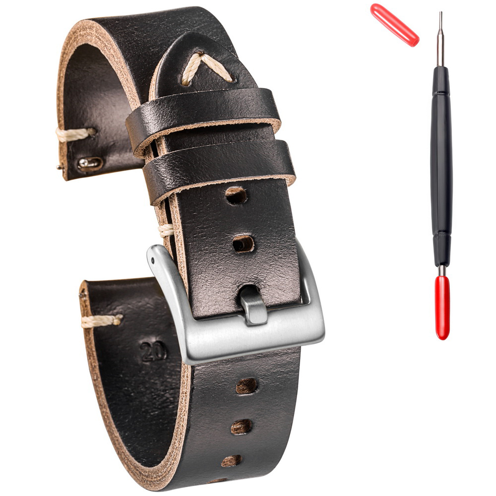 Vintage Watch Collecting - Кожаные ремешки для часов Hemsut, быстросъемные