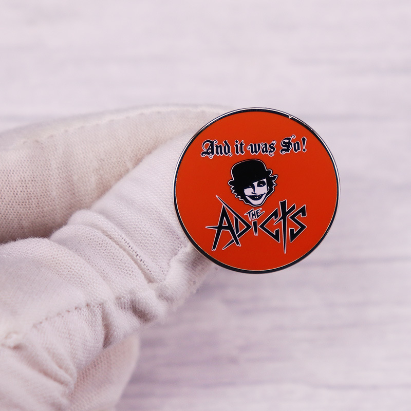 Vintage Collectible Pins - Эмалированная булавка The-Adicts, винтажная рок-группа, периферийный