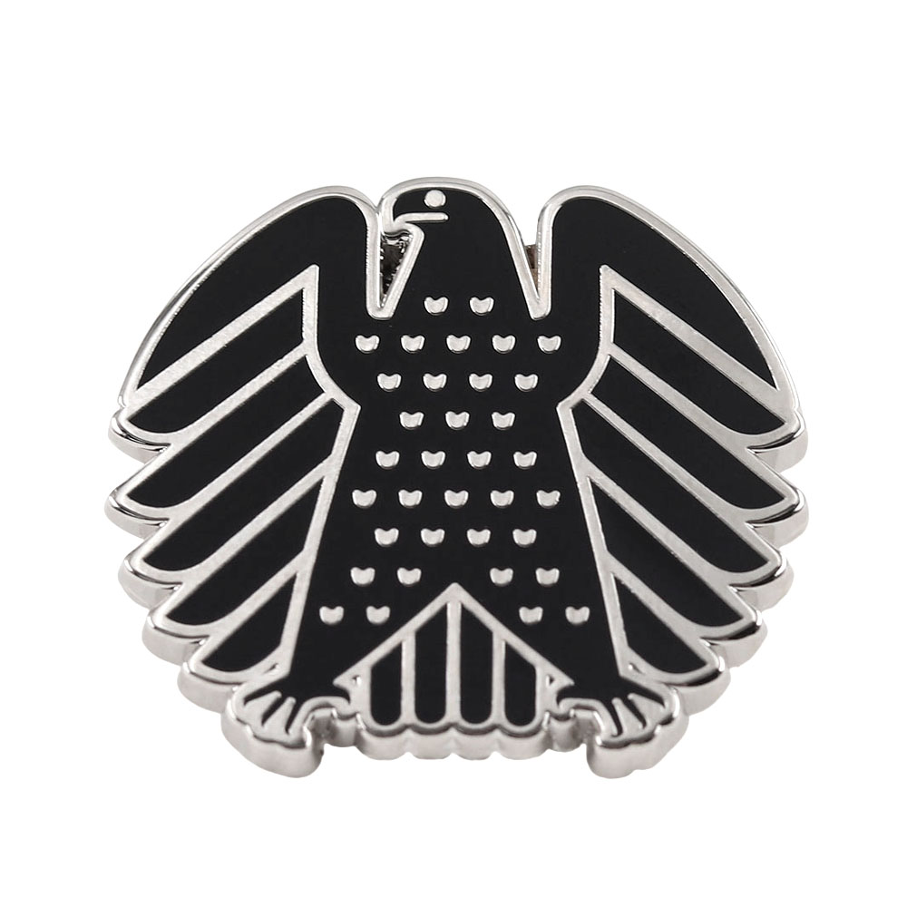 Vintage Collectible Pins - Немецкая федеральная брошь «Черный ястреб», национальный