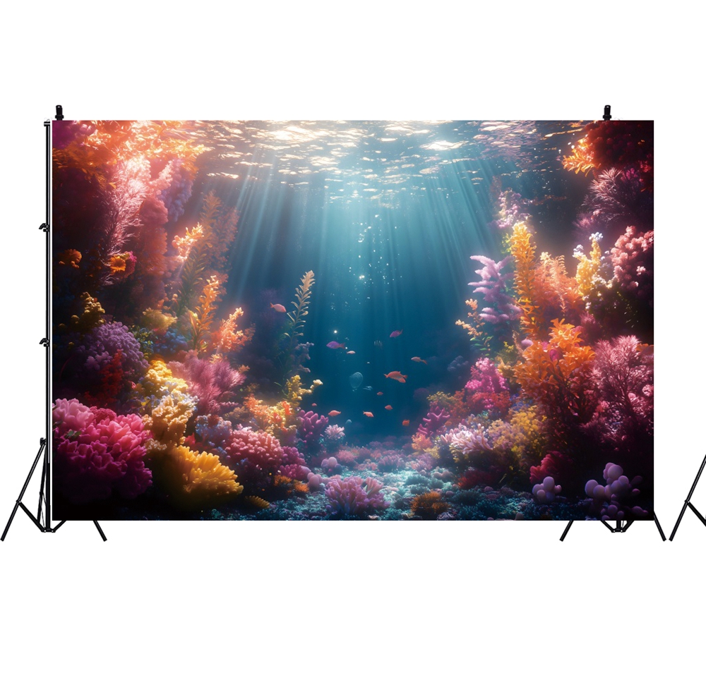Фон для аквариума с подводным  – обзор и цена Photo Develop Tank