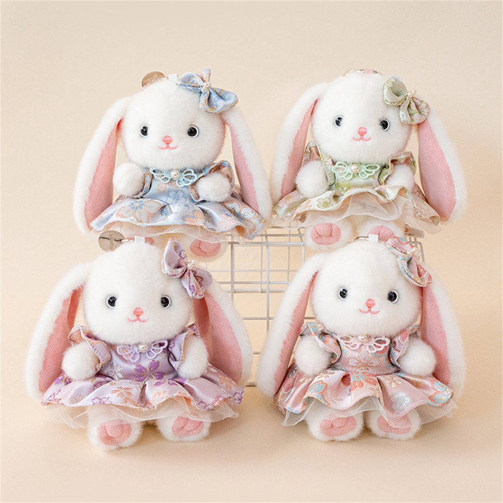 Милый плюшевый брелок-кролик с – обзор и цена Vintage Collectible Dolls