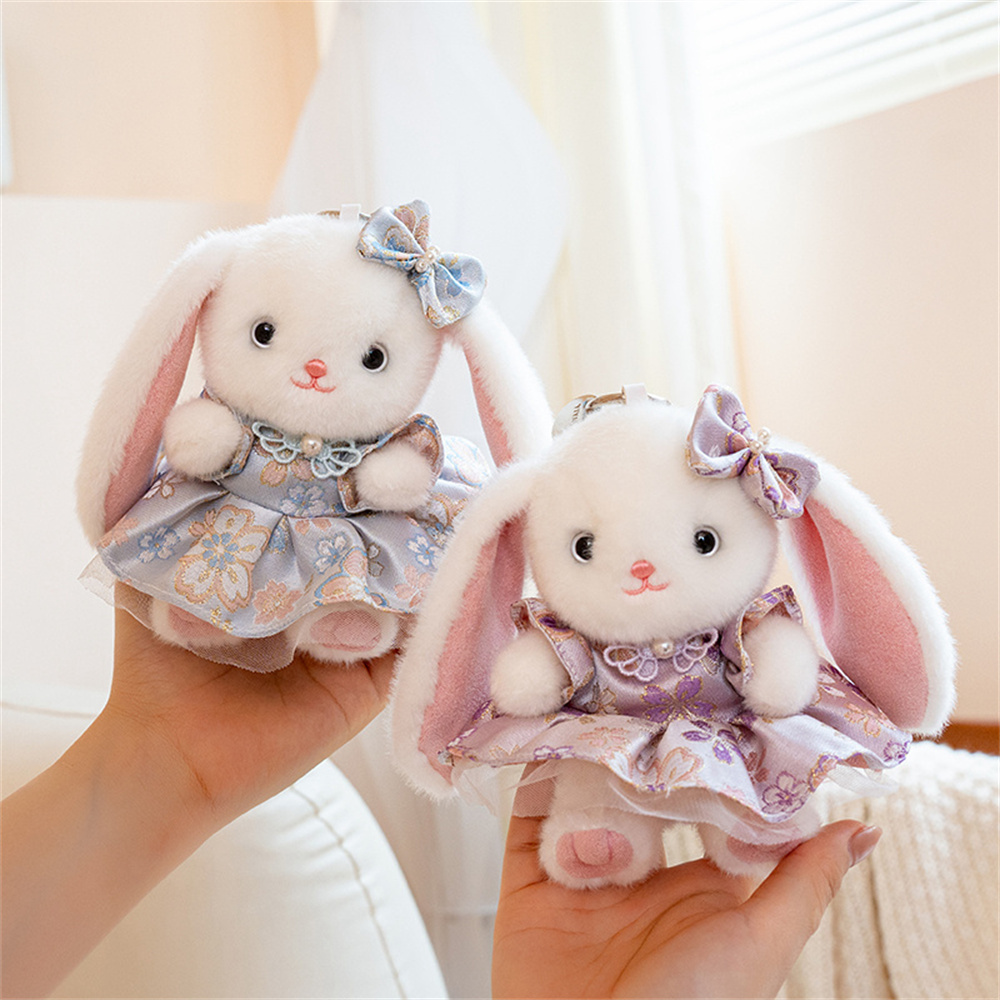 Милый плюшевый брелок-кролик с – обзор и цена Vintage Collectible Dolls