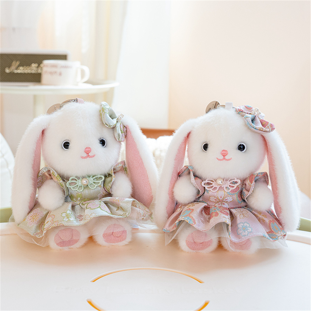 Милый плюшевый брелок-кролик с – обзор и цена Vintage Collectible Dolls