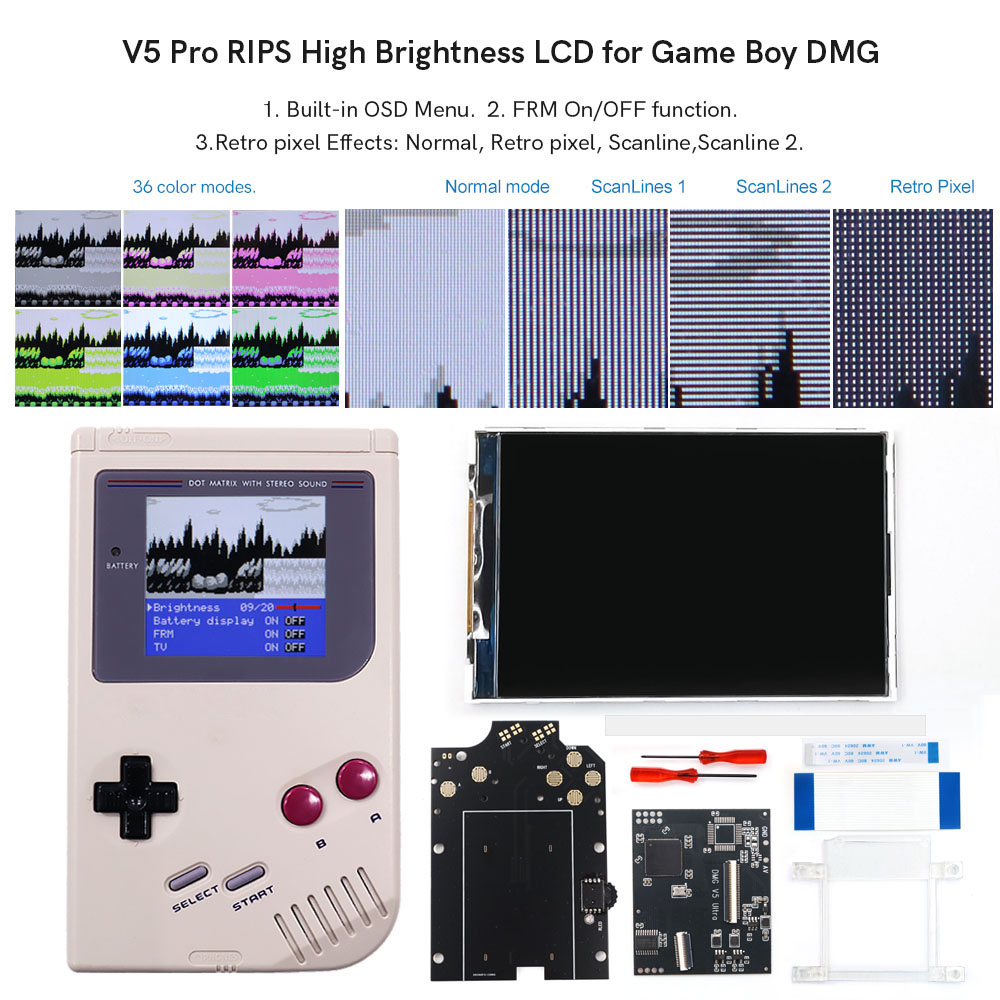 HISPEEDIDO Для GB Dmg V5 Pro:  – обзор и цена Vintage Game Collection