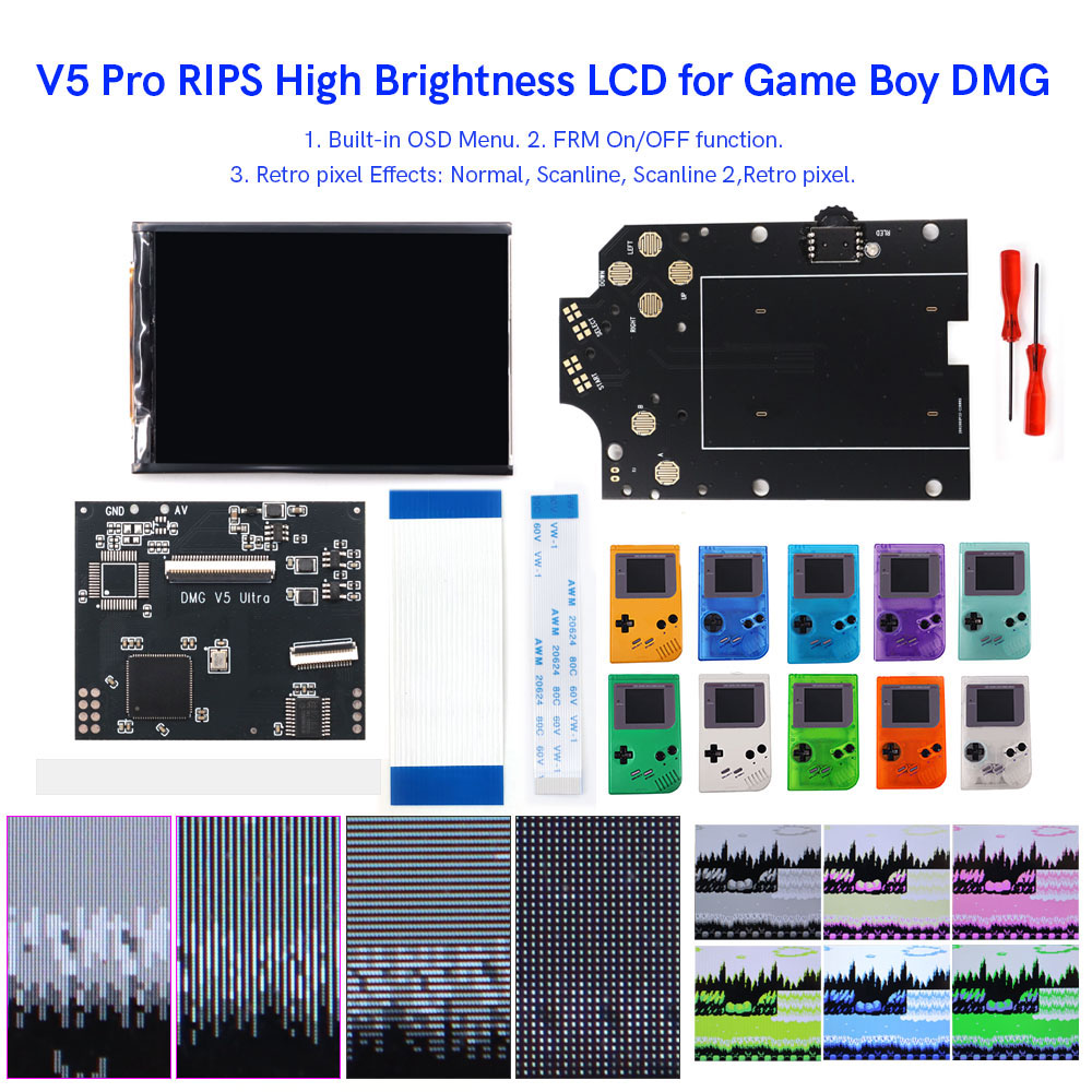 HISPEEDIDO Для GB Dmg V5 Pro:  – обзор и цена Vintage Game Collection