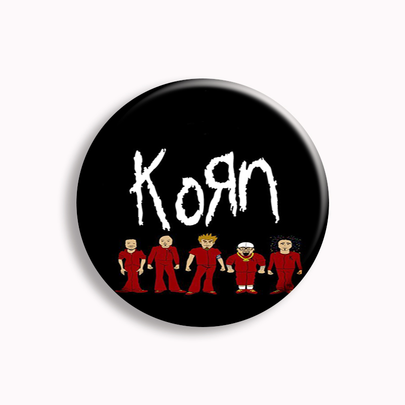 Хип-хоп Korn Music Rock Band К – обзор и цена Vintage Collectible Pins