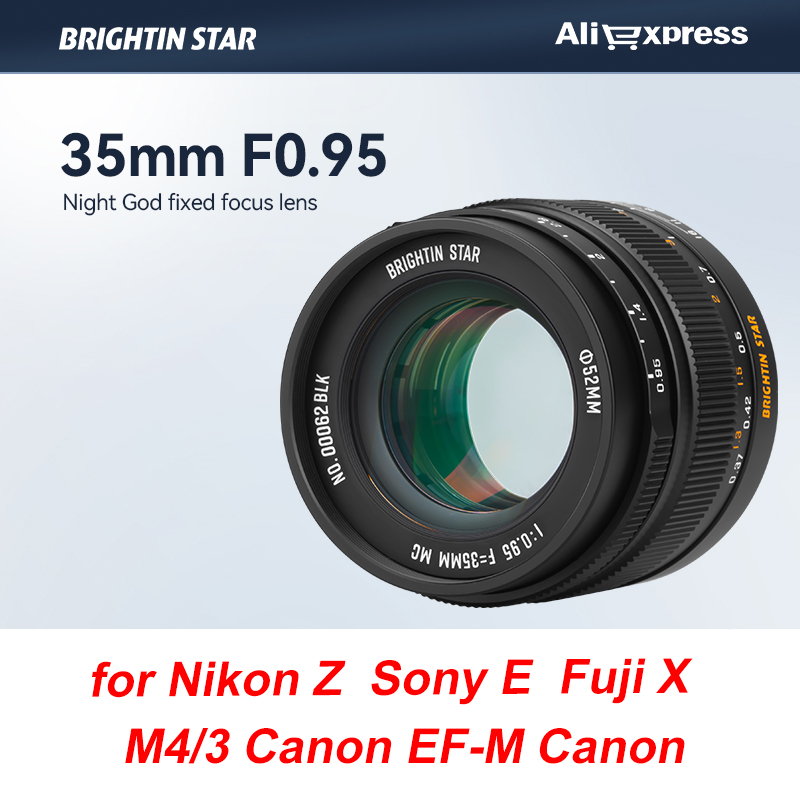 Brightin Star 35 мм F0.95 APS- – обзор и цена Film Camera 35Mm