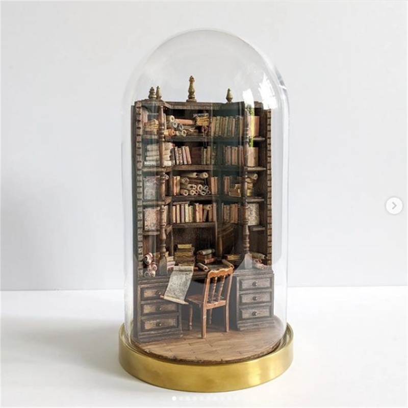 Миниатюрный книжный шкаф-витри – обзор и цена Vintage Collectible Glass